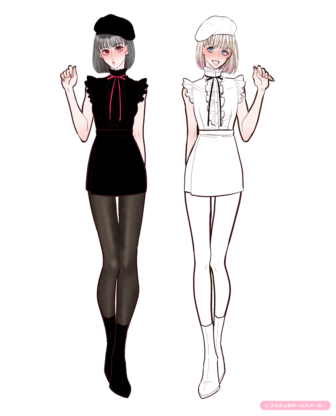 ガールズメーカーで作られた女の子20