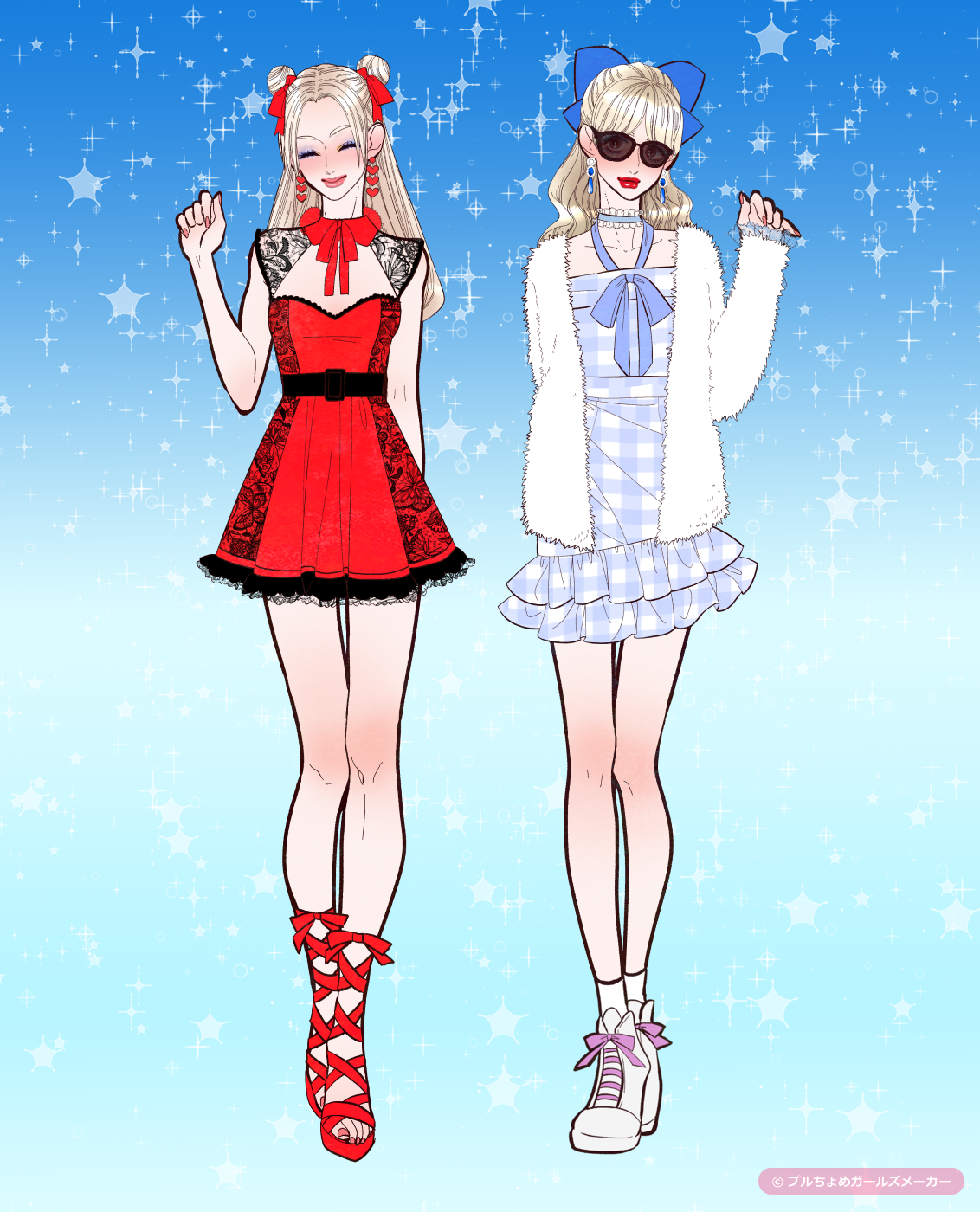 ガールズメーカーで作られた女の子1