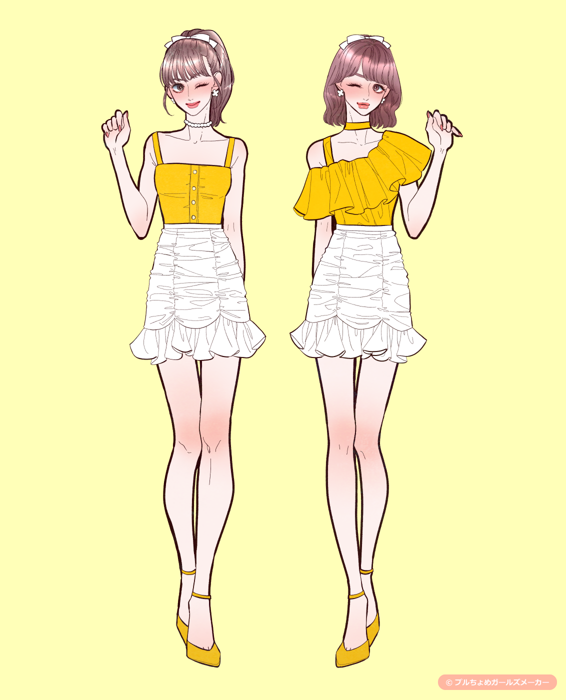 ガールズメーカーで作られた女の子1