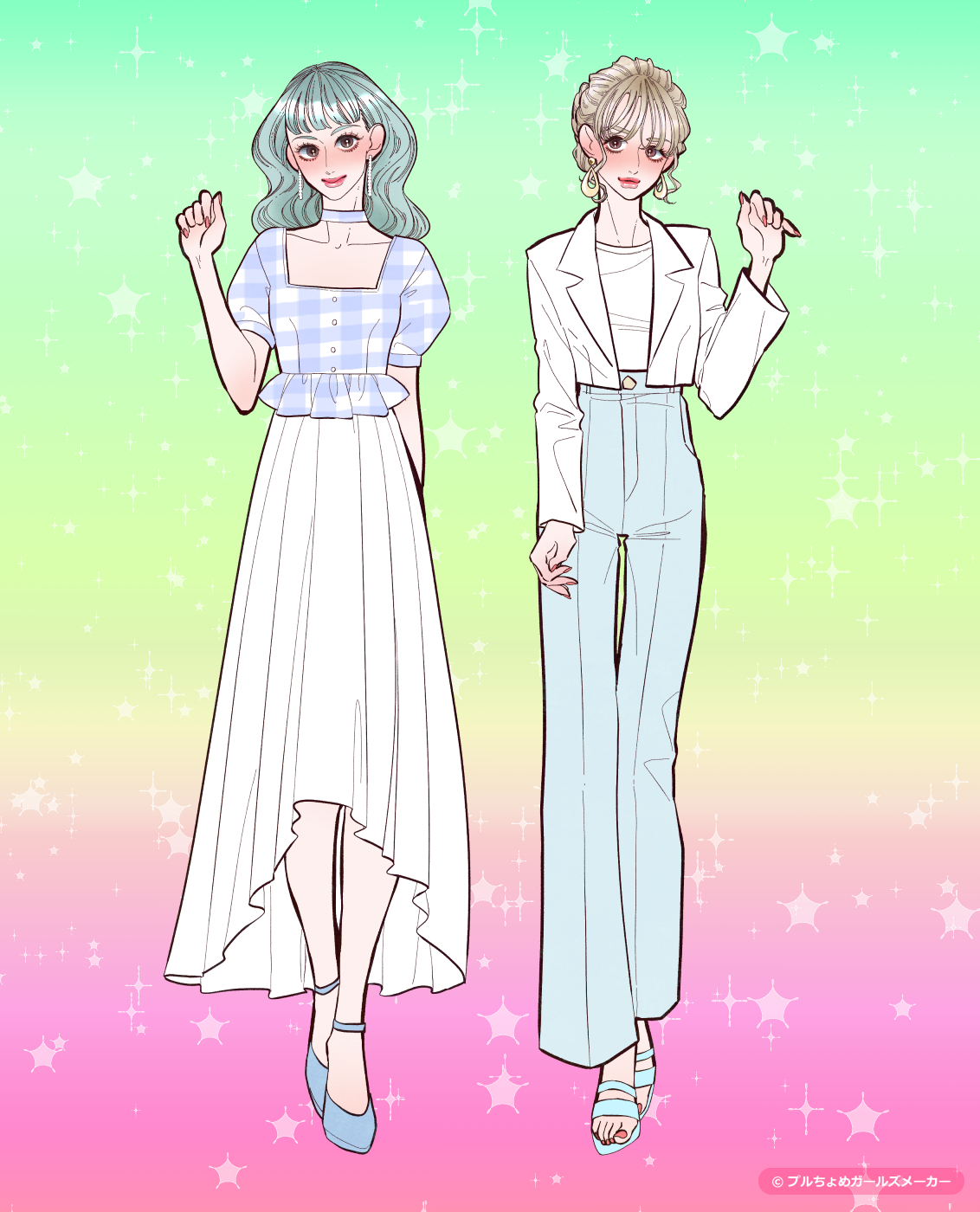 ガールズメーカーで作られた女の子1