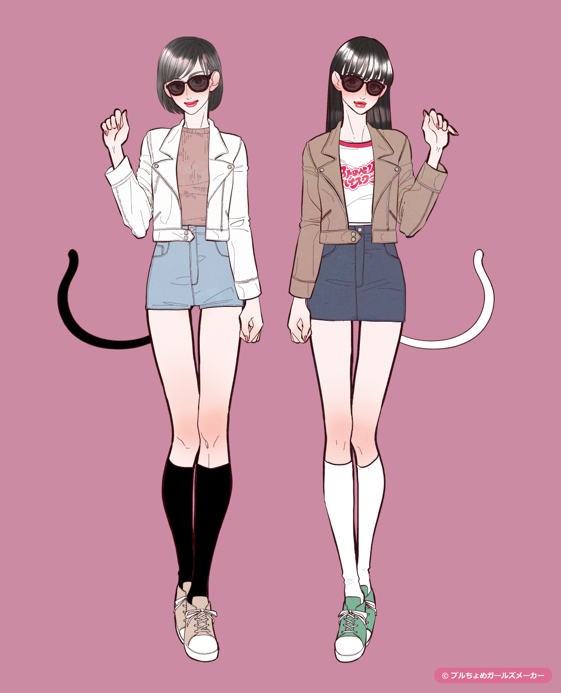 ガールズメーカーで作られた女の子1