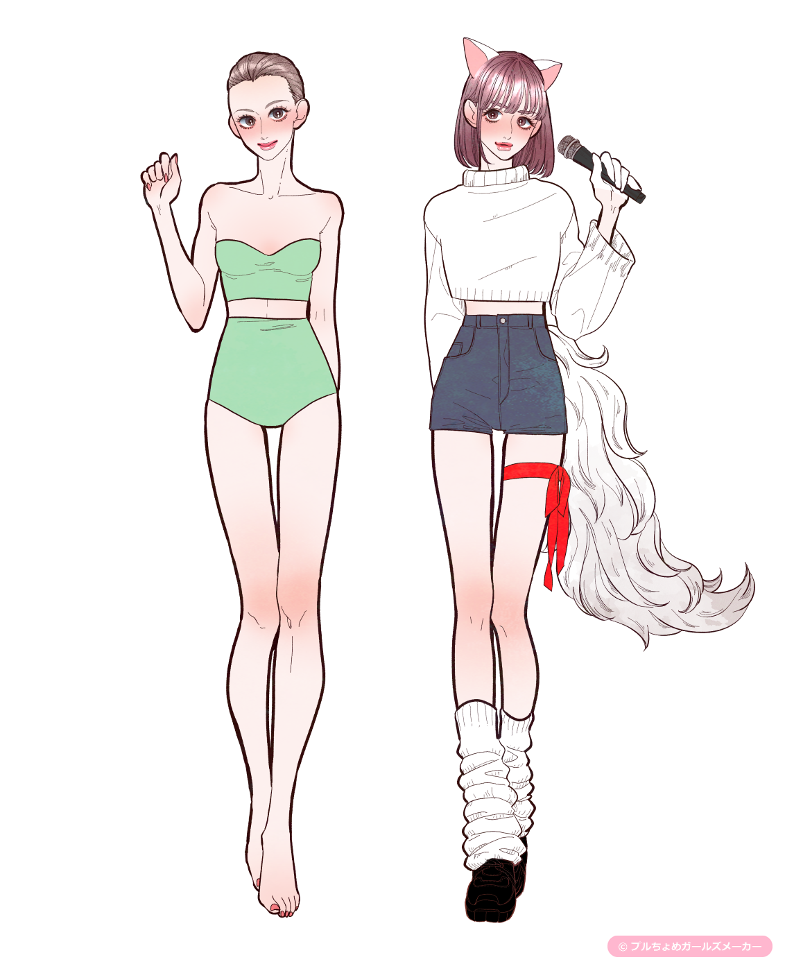 ガールズメーカーで作られた女の子4