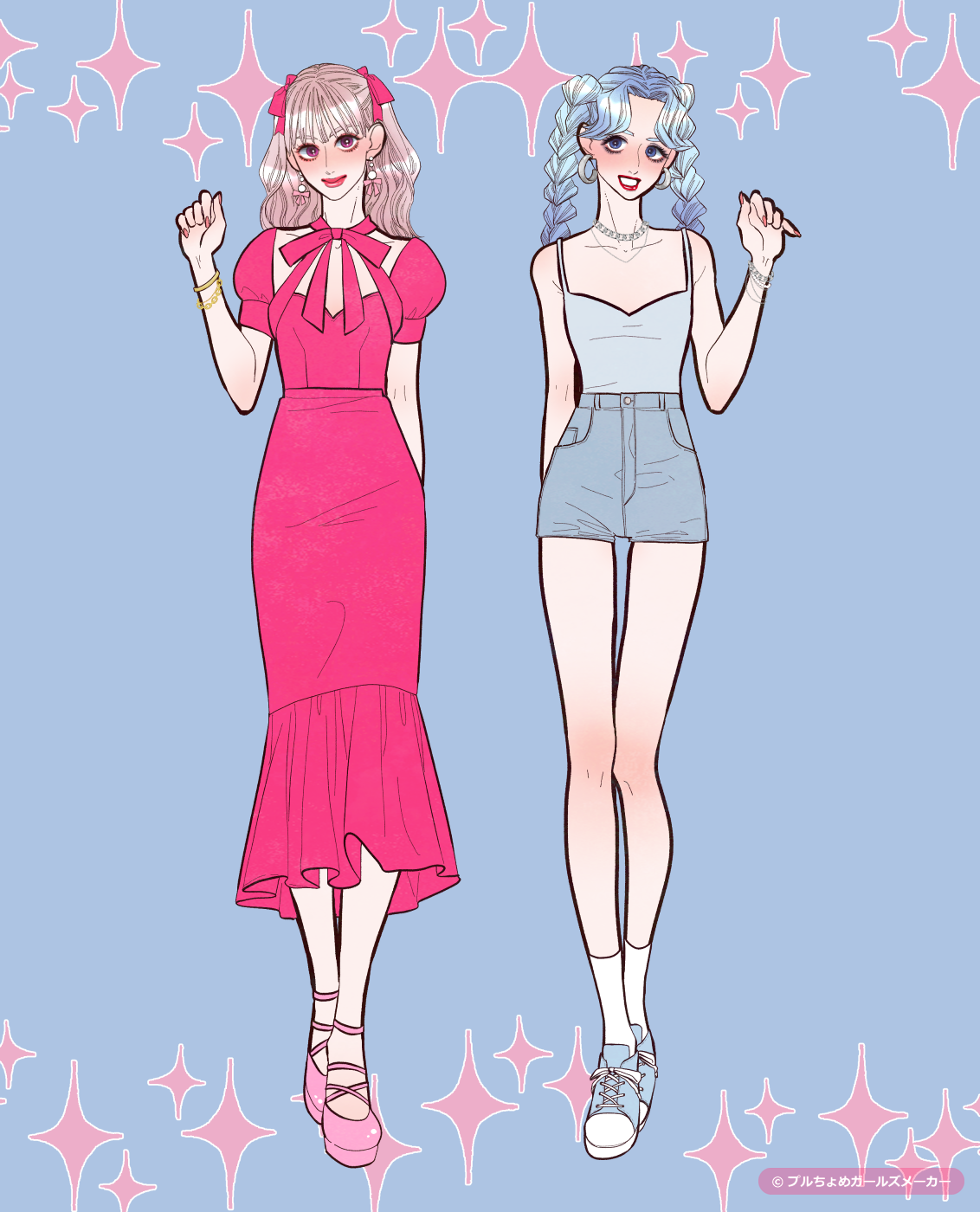 ガールズメーカーで作られた女の子1