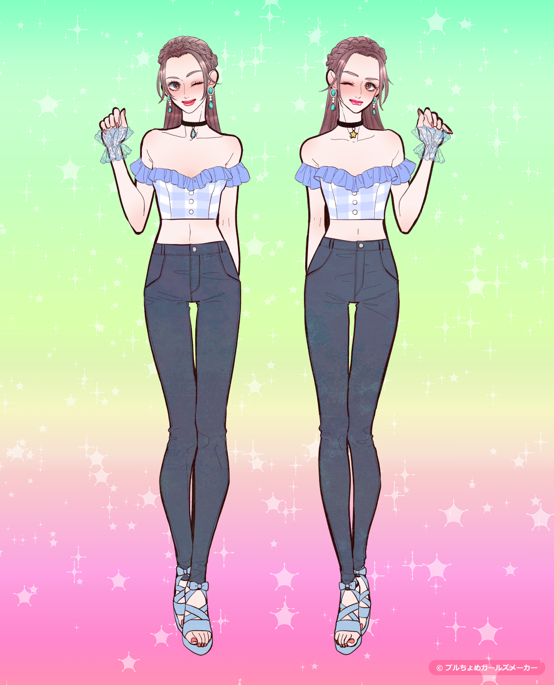 ガールズメーカーで作られた女の子1