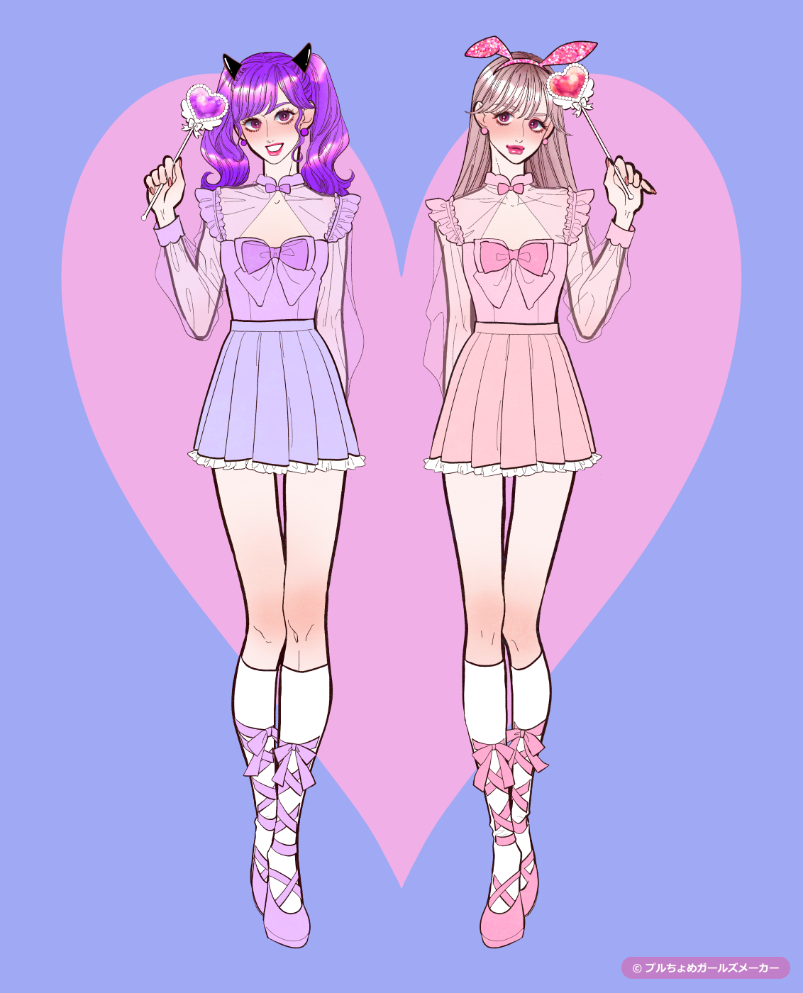 ガールズメーカーで作られた女の子1