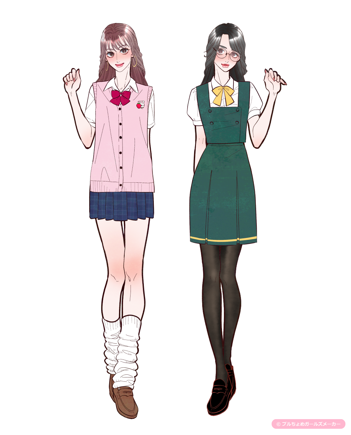 ガールズメーカーで作られた女の子1