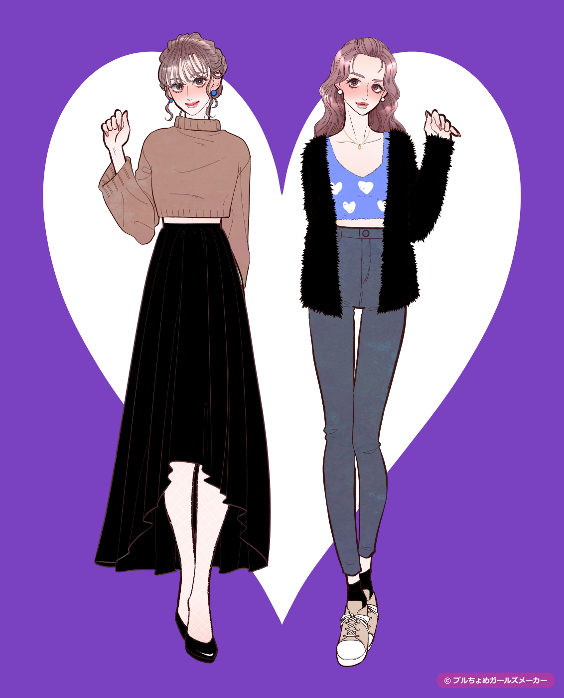 ガールズメーカーで作られた女の子1