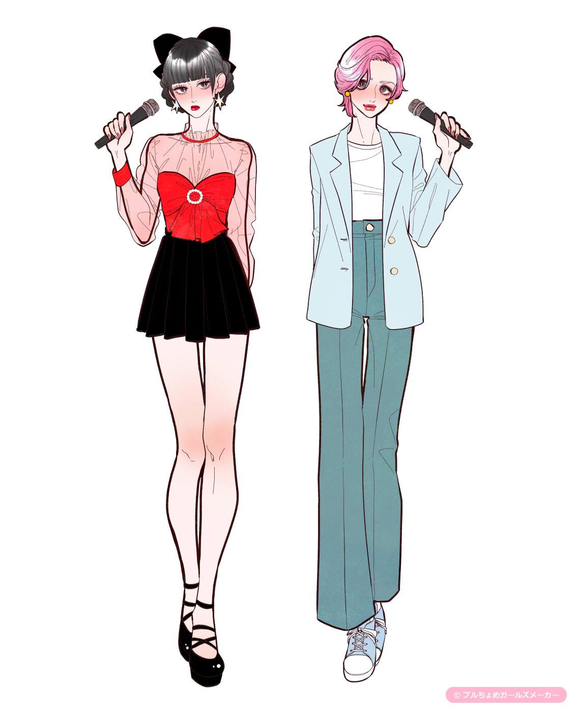 ガールズメーカーで作られた女の子1