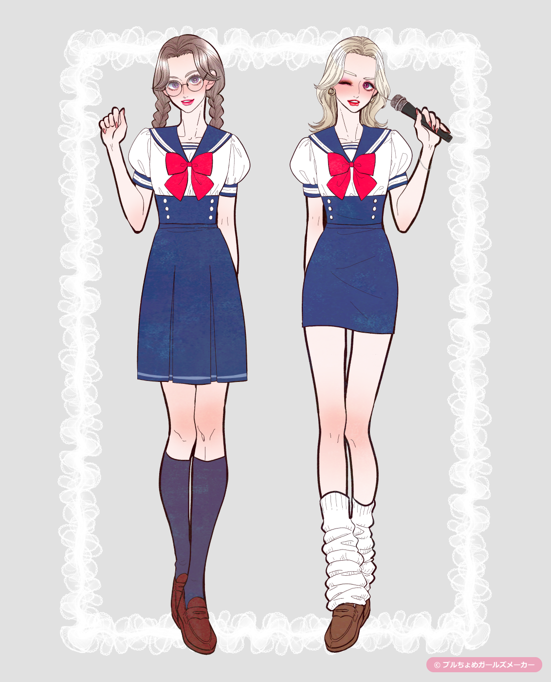 ガールズメーカーで作られた女の子1