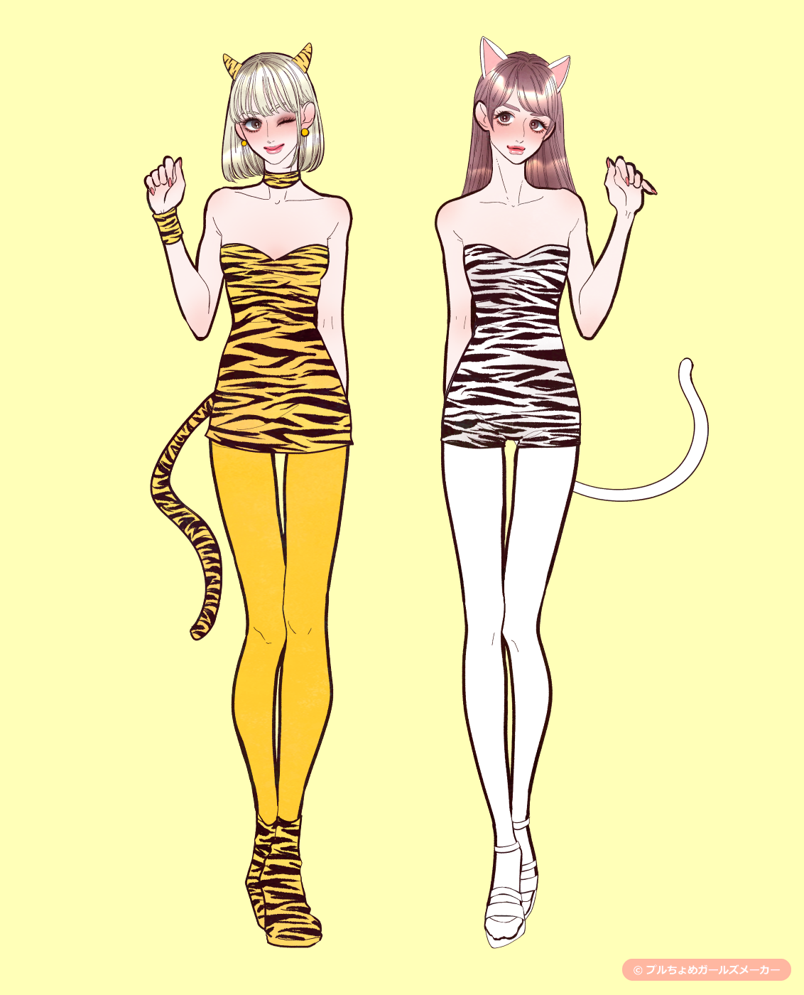 ガールズメーカーで作られた女の子1