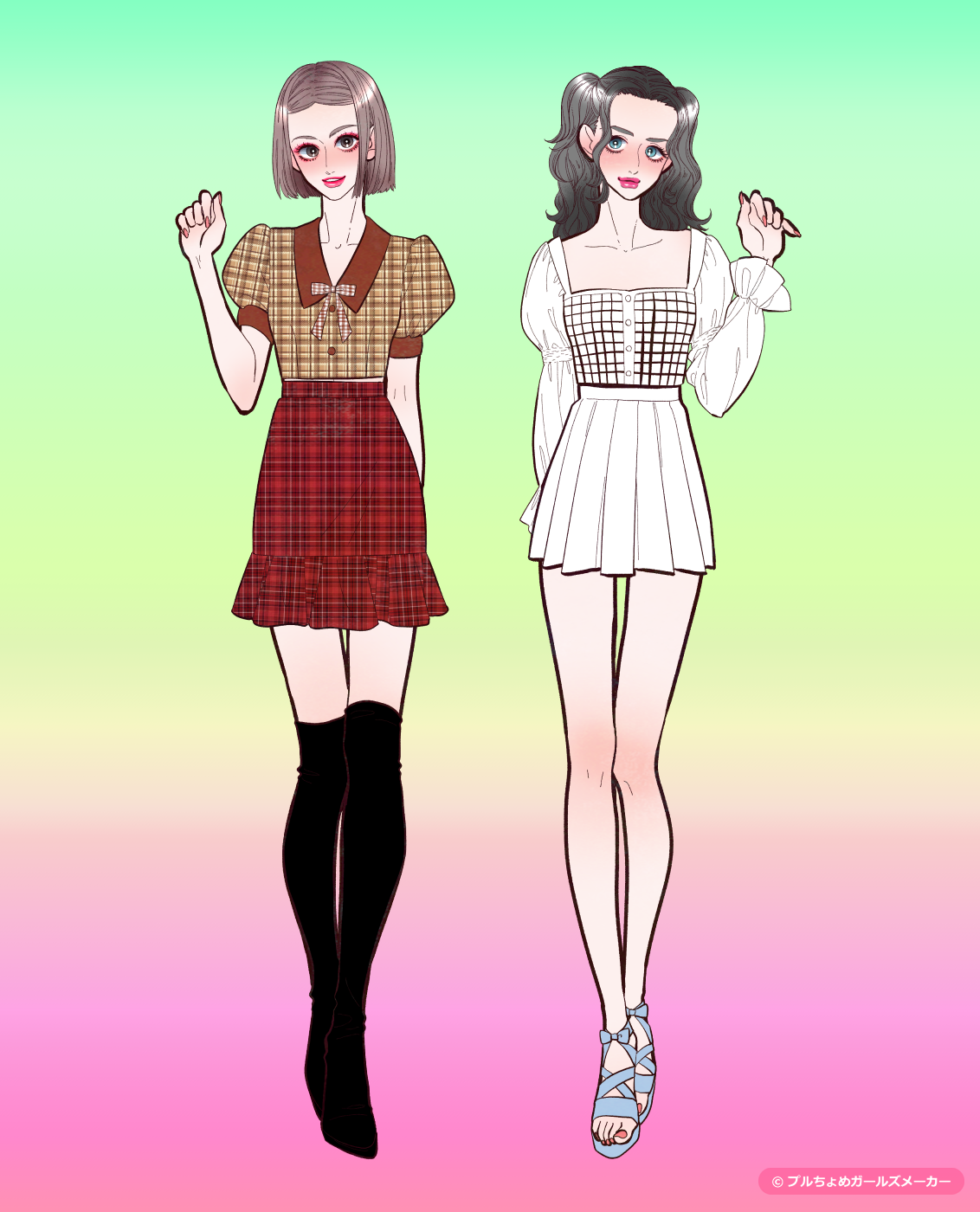 ガールズメーカーで作られた女の子4
