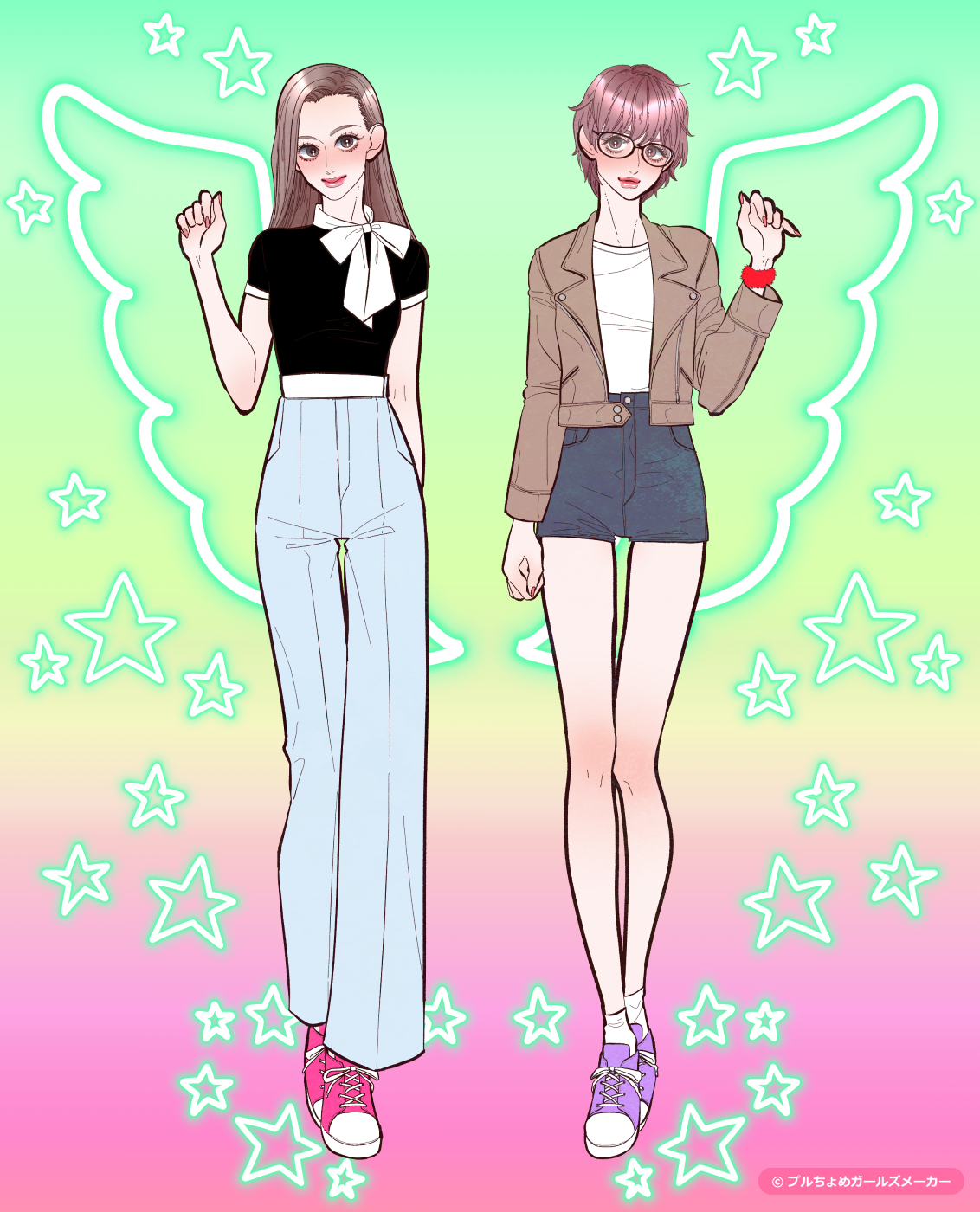 ガールズメーカーで作られた女の子1