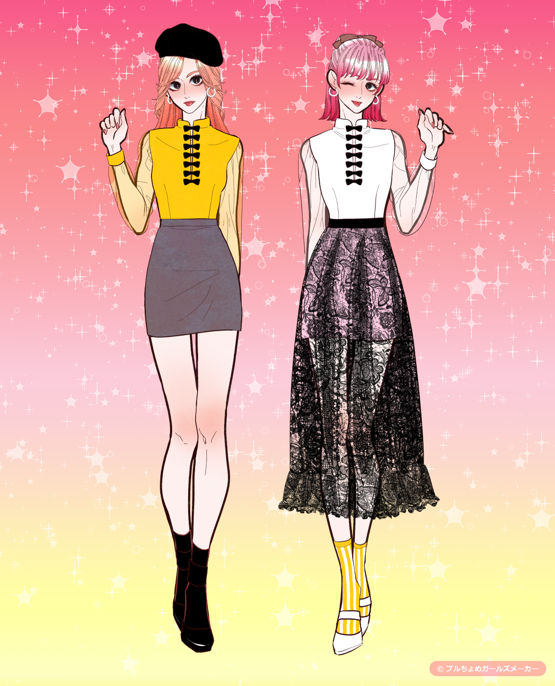 ガールズメーカーで作られた女の子1