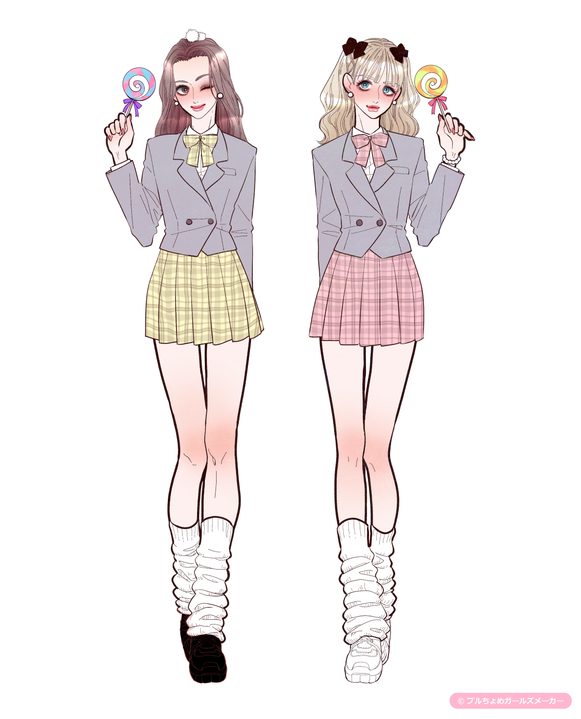 ガールズメーカーで作られた女の子1