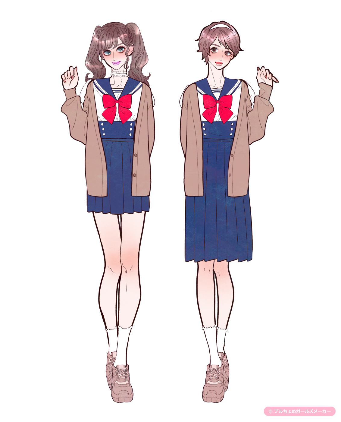 ガールズメーカーで作られた女の子4