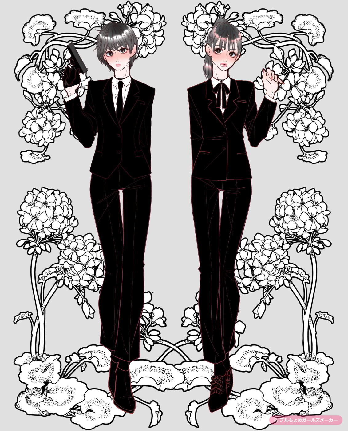 ガールズメーカーで作られた女の子1