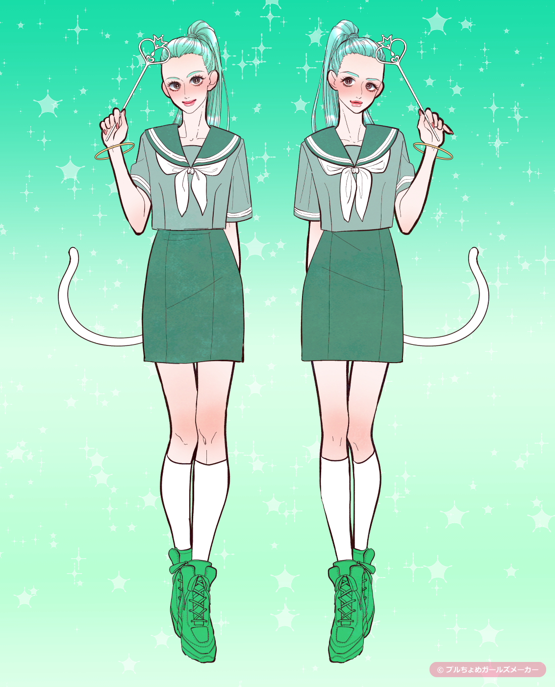 ガールズメーカーで作られた女の子1