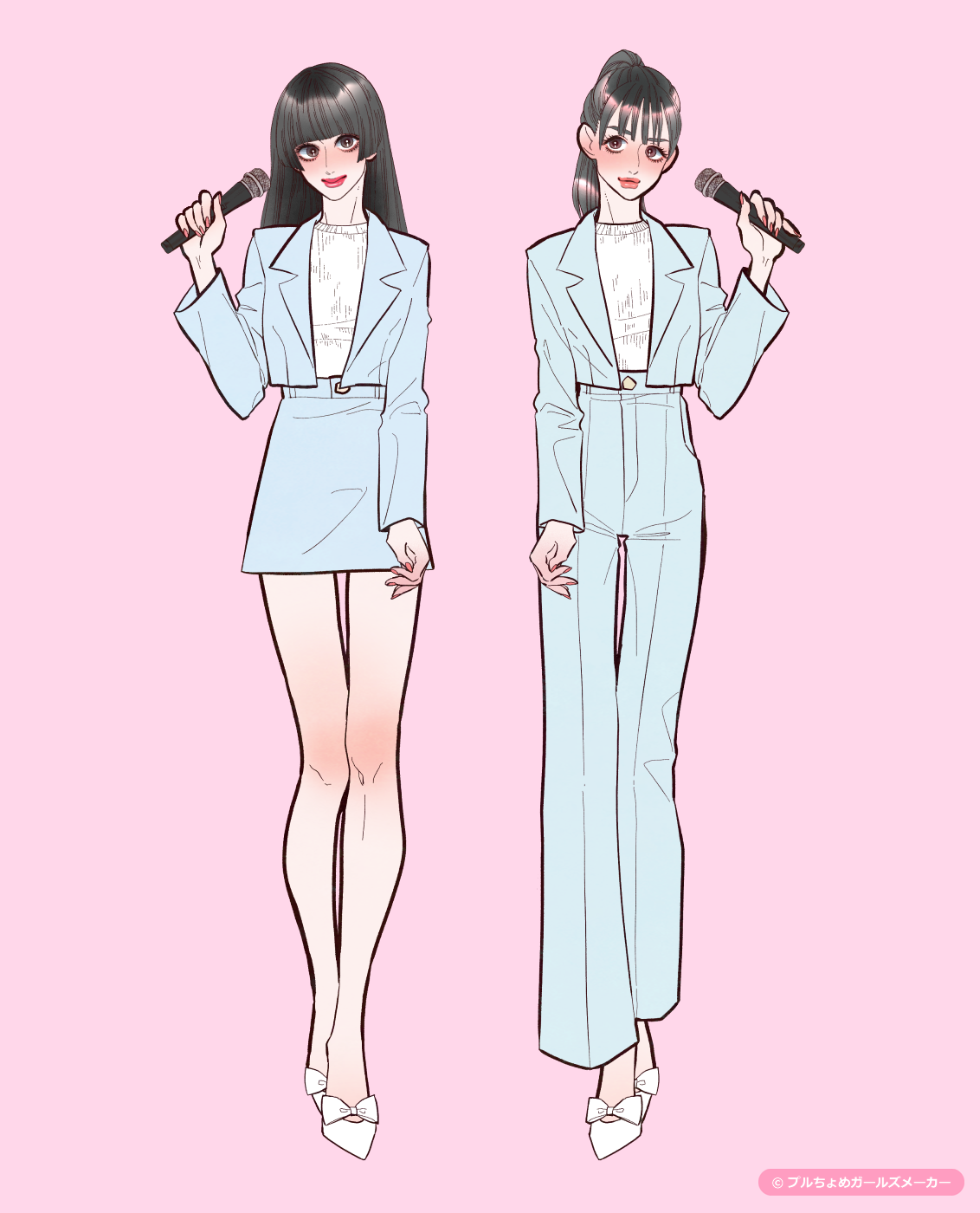 ガールズメーカーで作られた女の子1