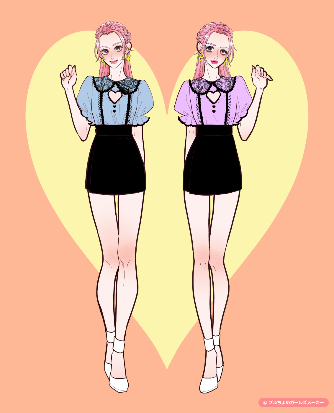 ガールズメーカーで作られた女の子1