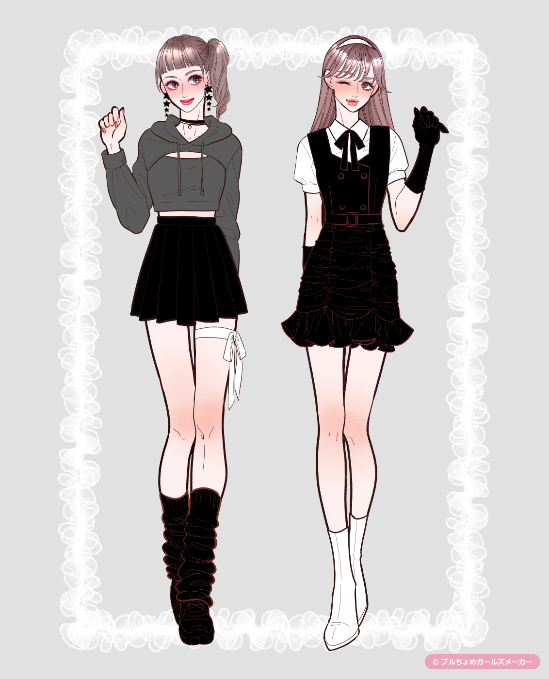 ガールズメーカーで作られた女の子1