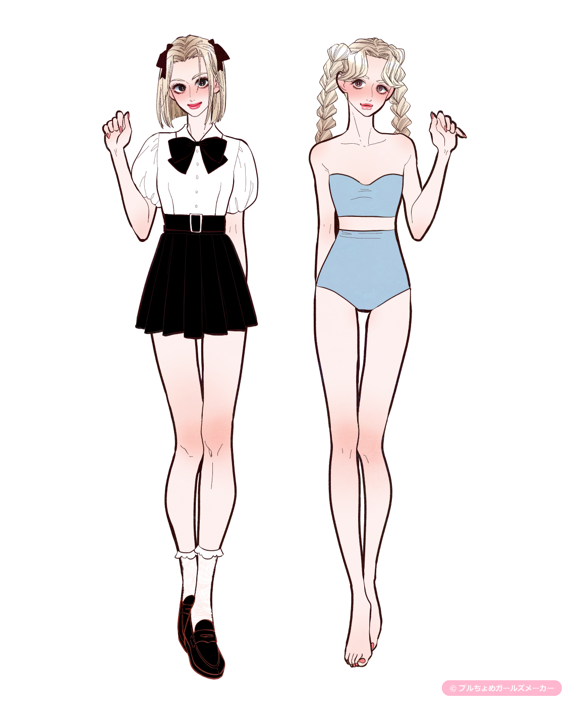 ガールズメーカーで作られた女の子5