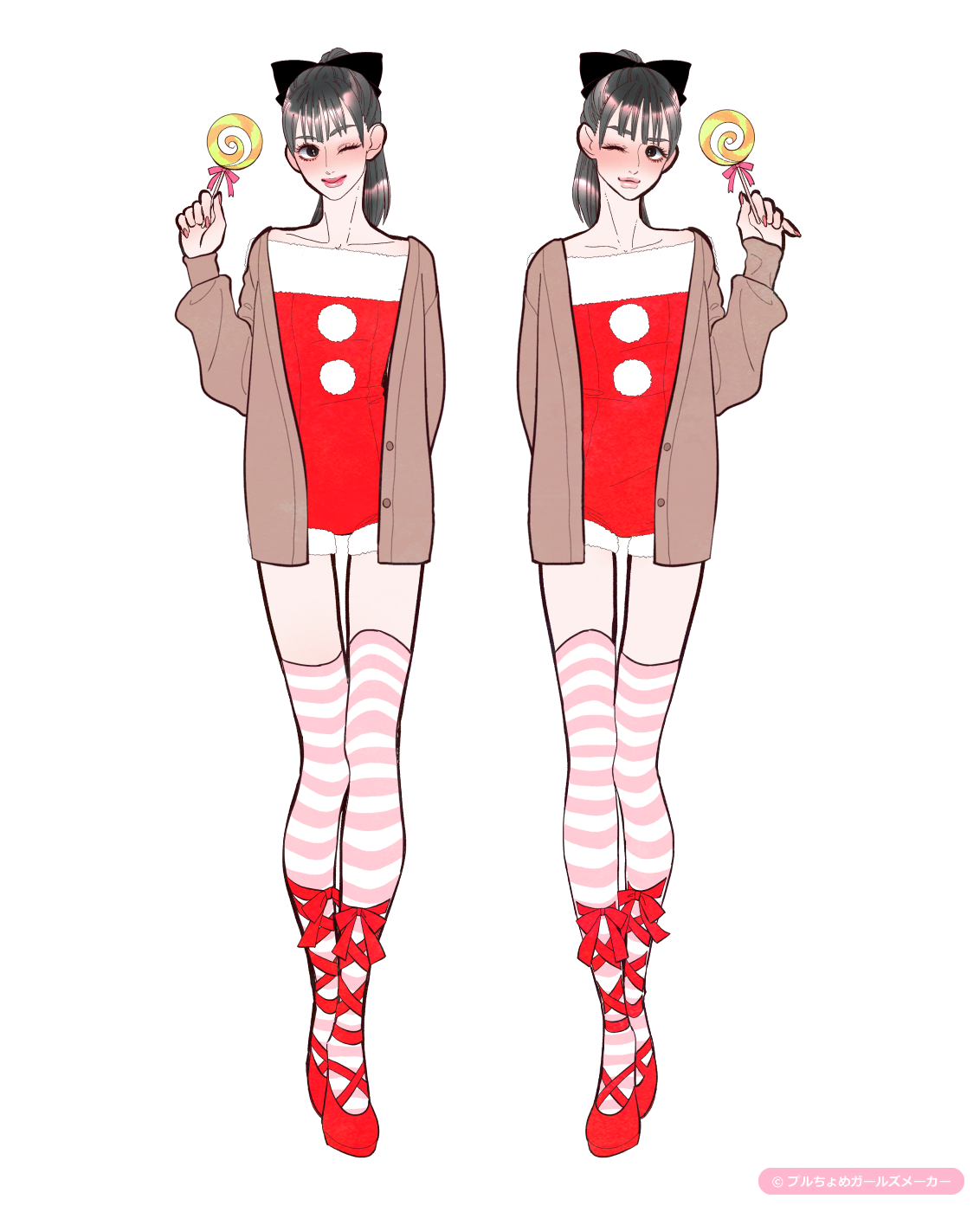 ガールズメーカーで作られた女の子1