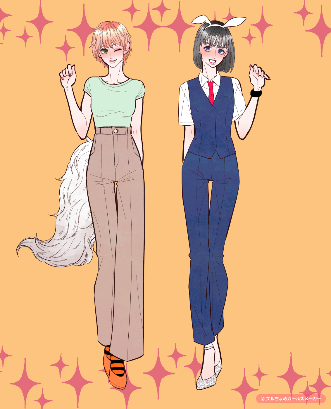 ガールズメーカーで作られた女の子1