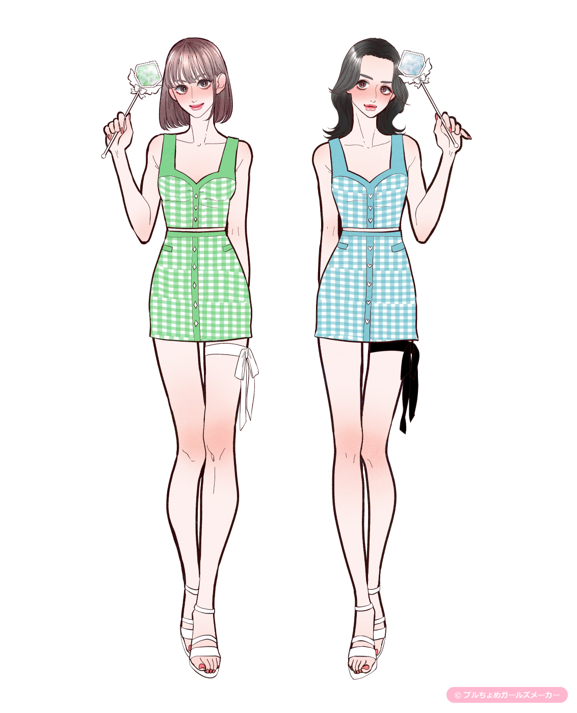 ガールズメーカーで作られた女の子1