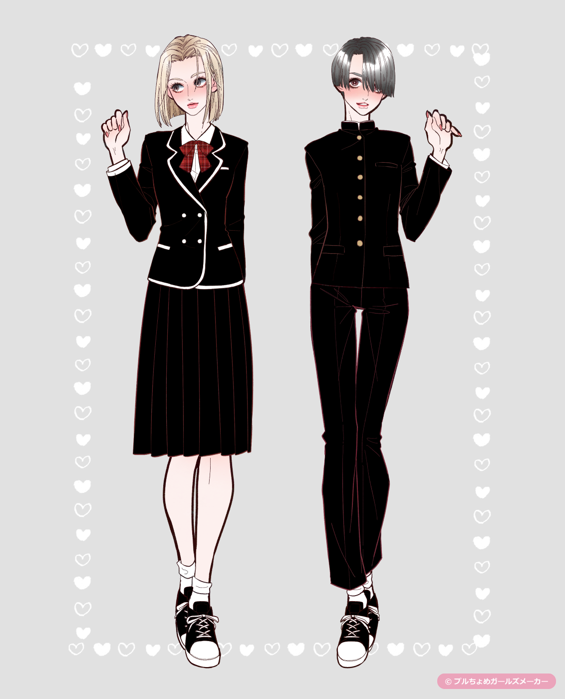 ガールズメーカーで作られた女の子1