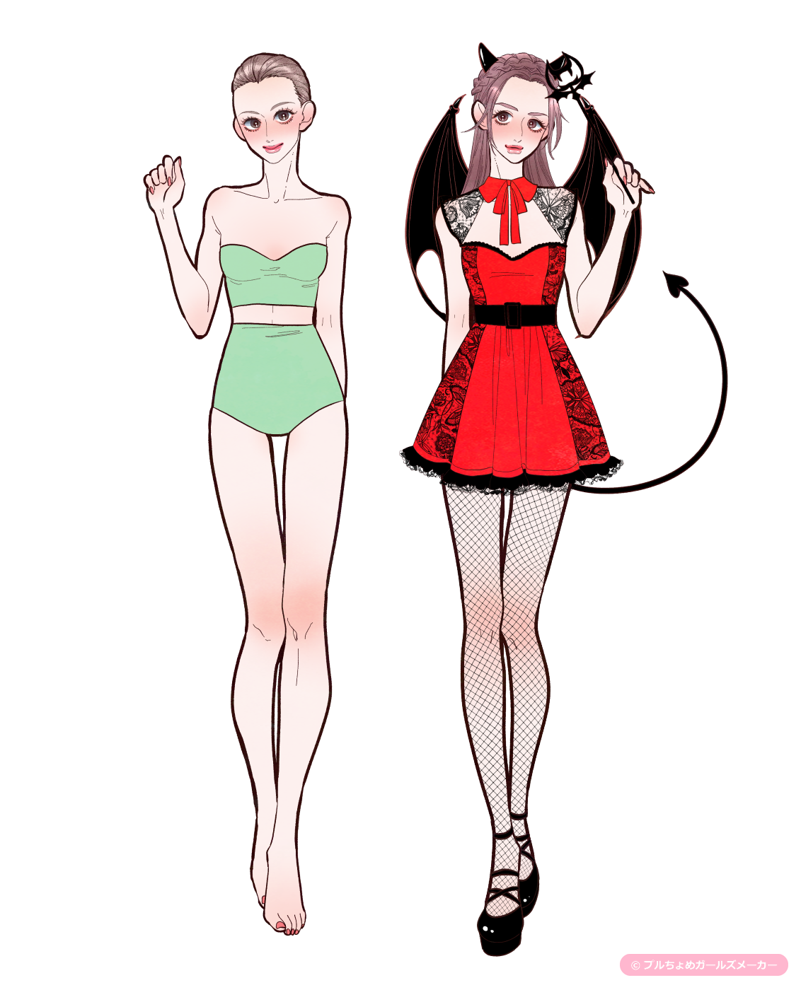 ガールズメーカーで作られた女の子7