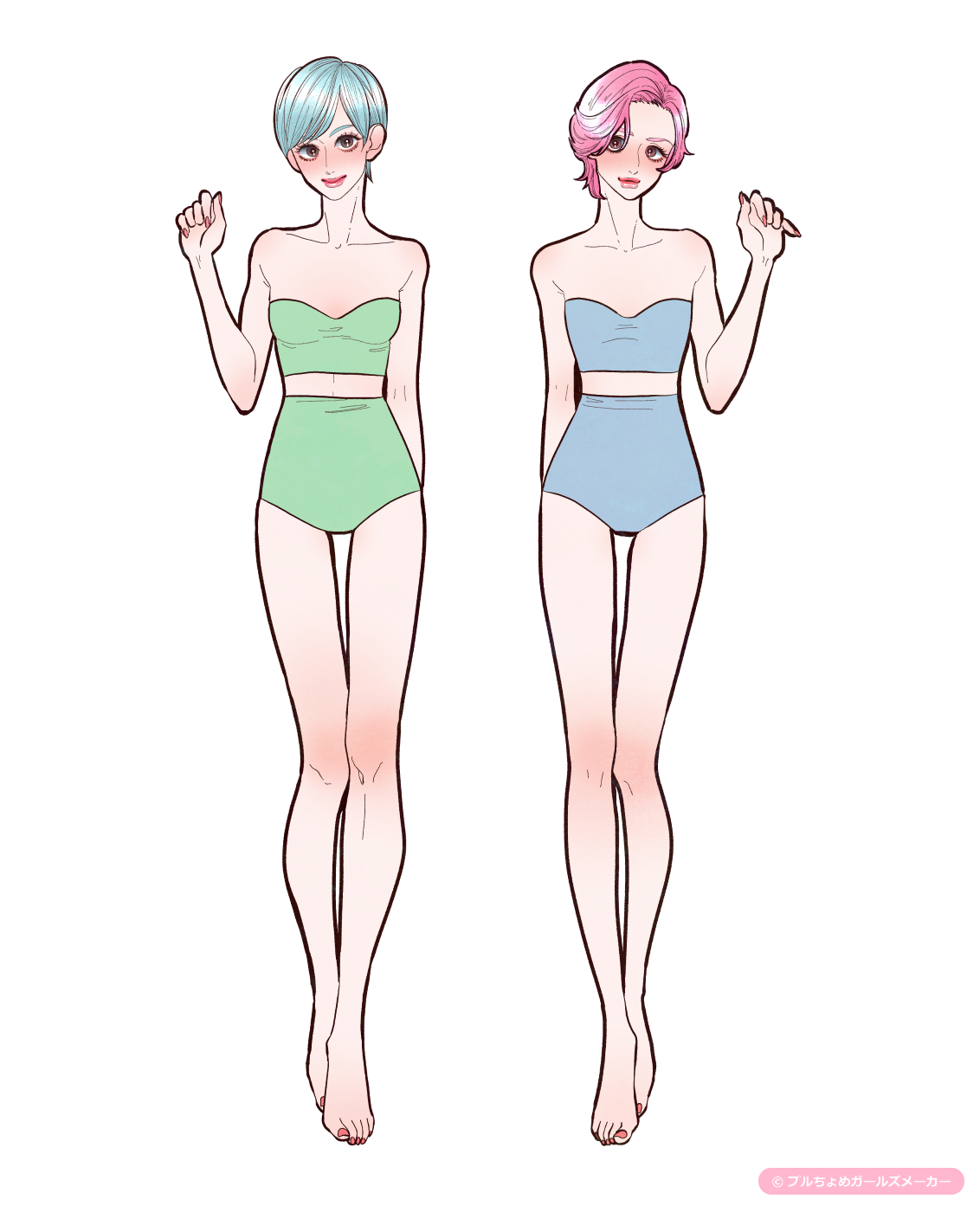 ガールズメーカーで作られた女の子2