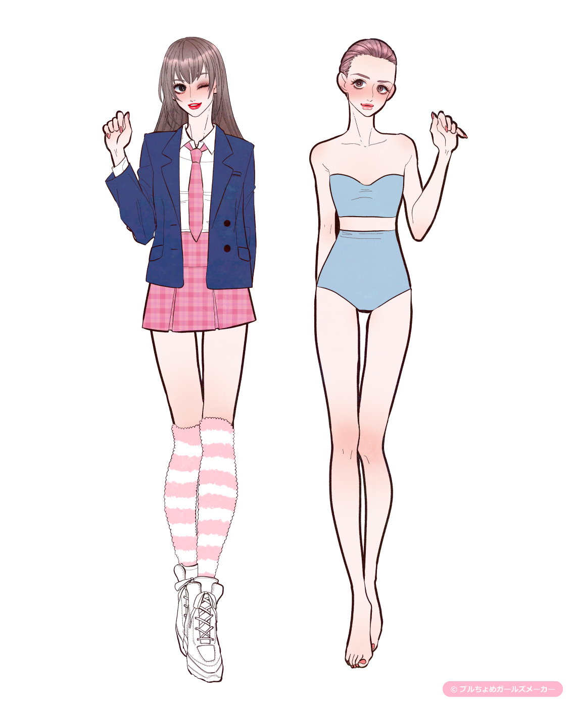 ガールズメーカーで作られた女の子3