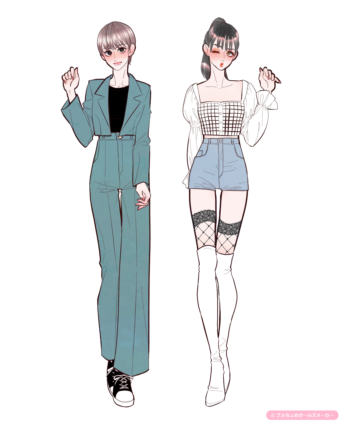 ガールズメーカーで作られた女の子4