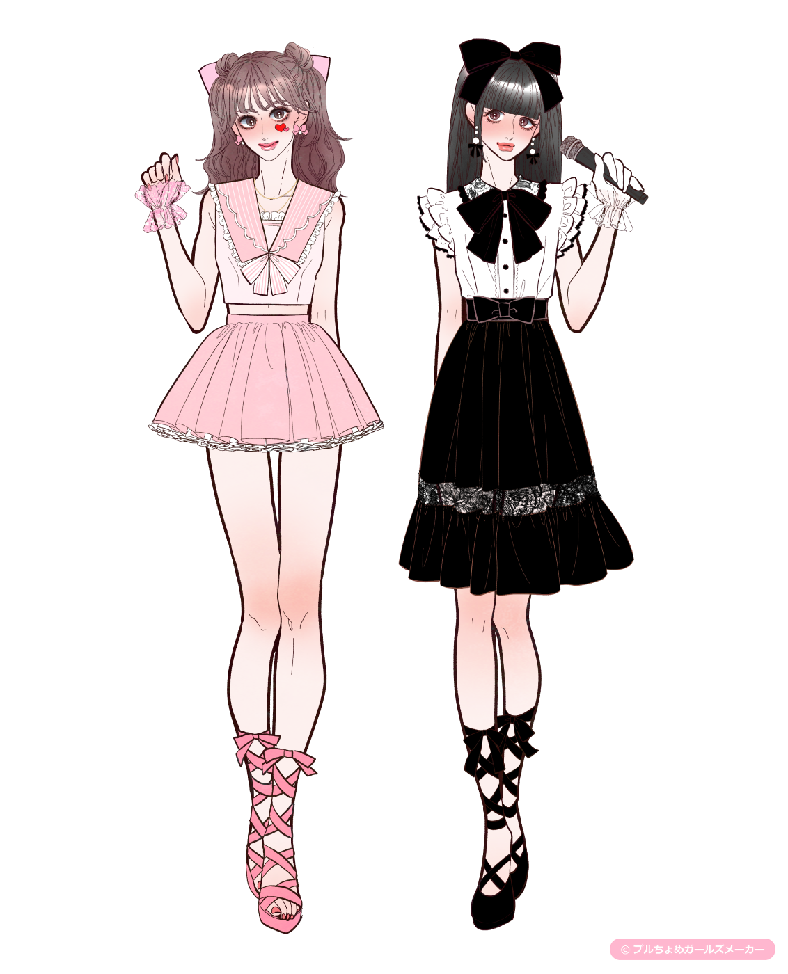 ガールズメーカーで作られた女の子1