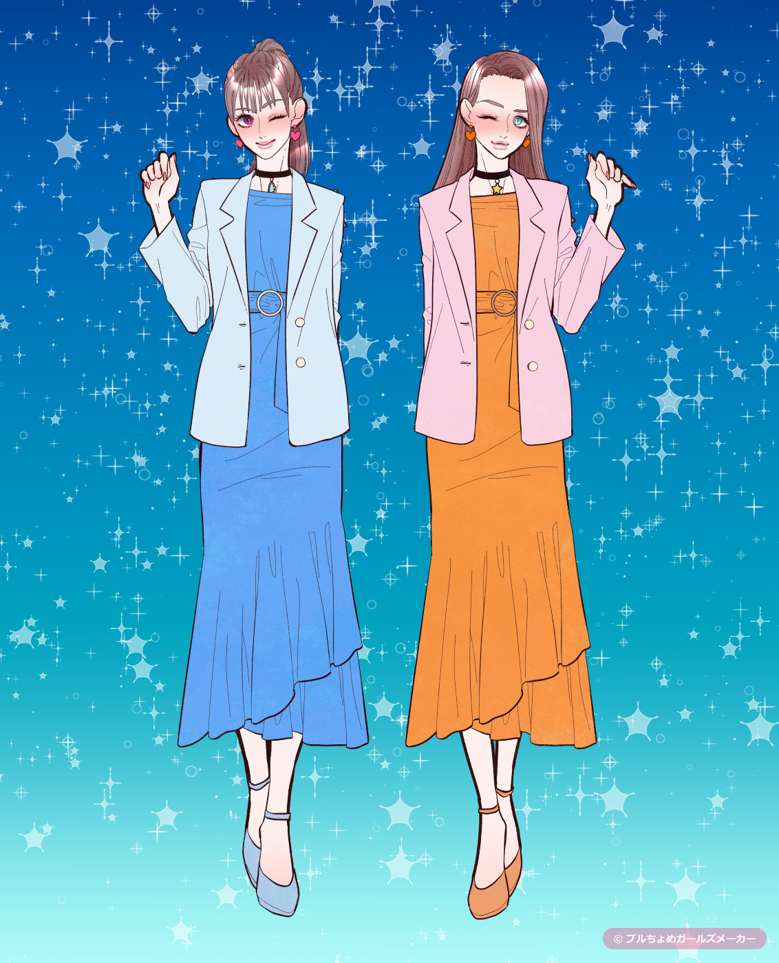 ガールズメーカーで作られた女の子1