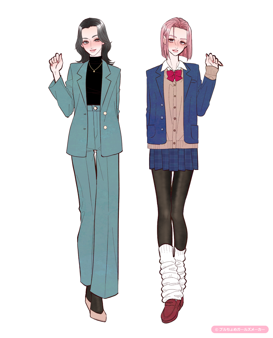 ガールズメーカーで作られた女の子1