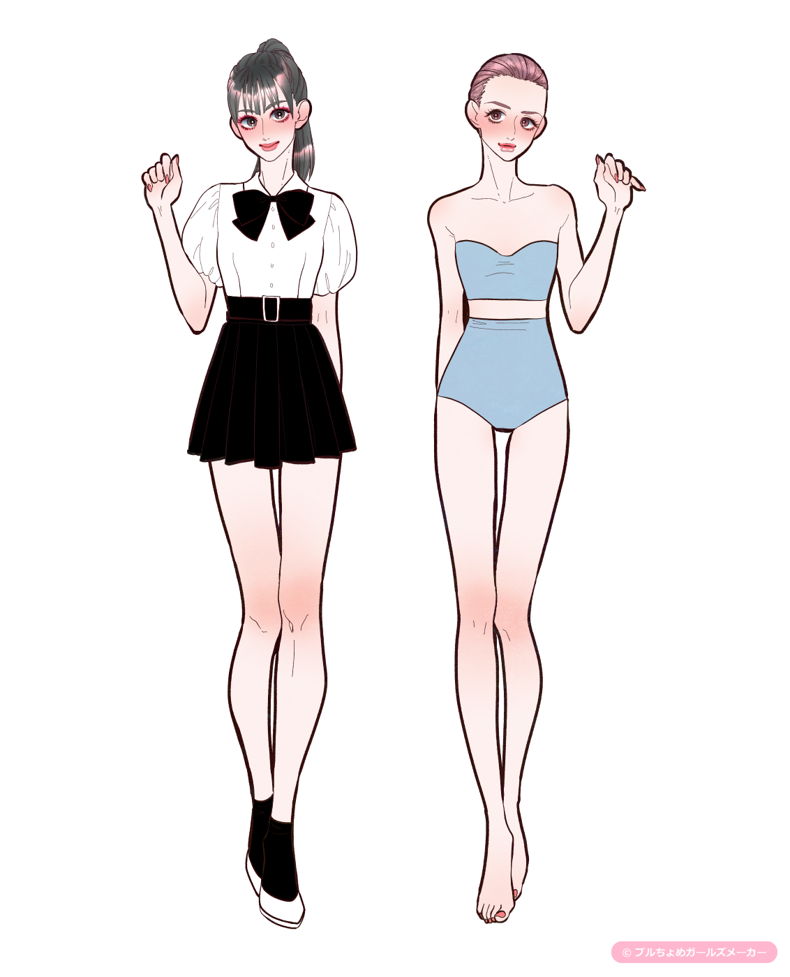 ガールズメーカーで作られた女の子4