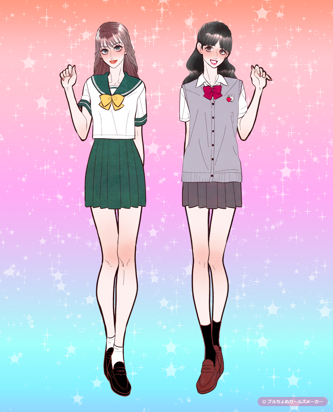 ガールズメーカーで作られた女の子1