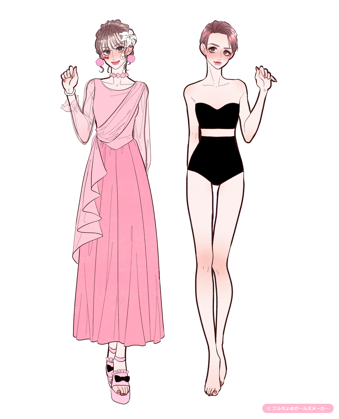 ガールズメーカーで作られた女の子3