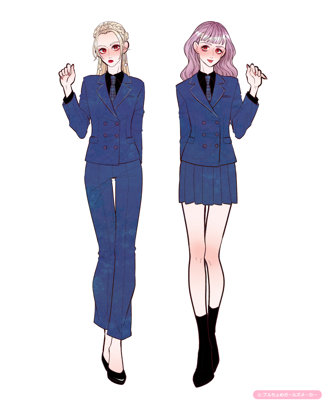 ガールズメーカーで作られた女の子1