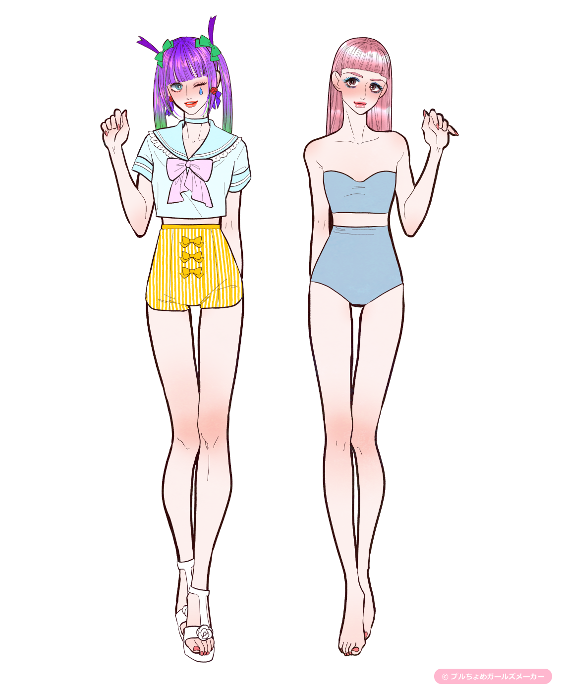ガールズメーカーで作られた女の子20