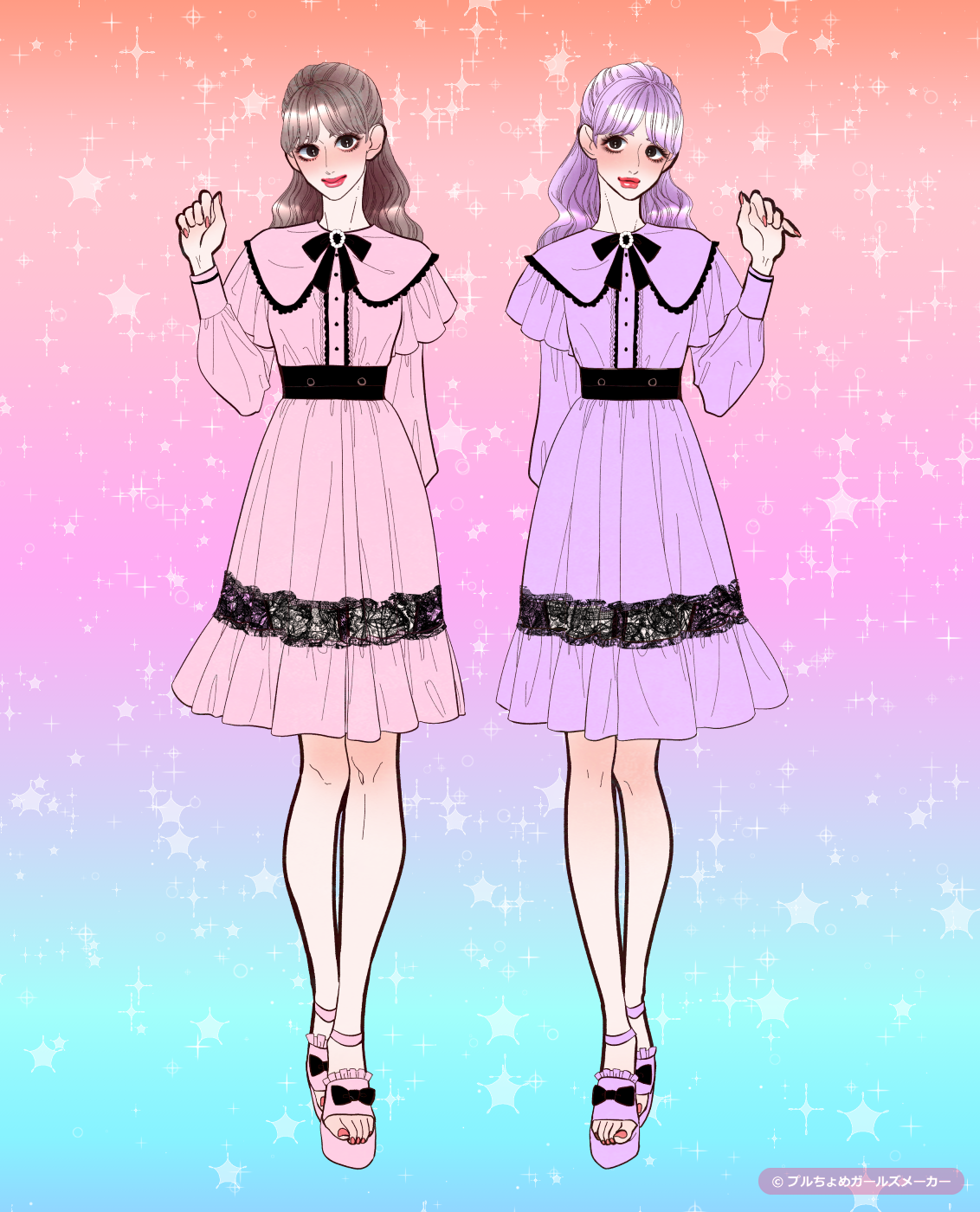 ガールズメーカーで作られた女の子1