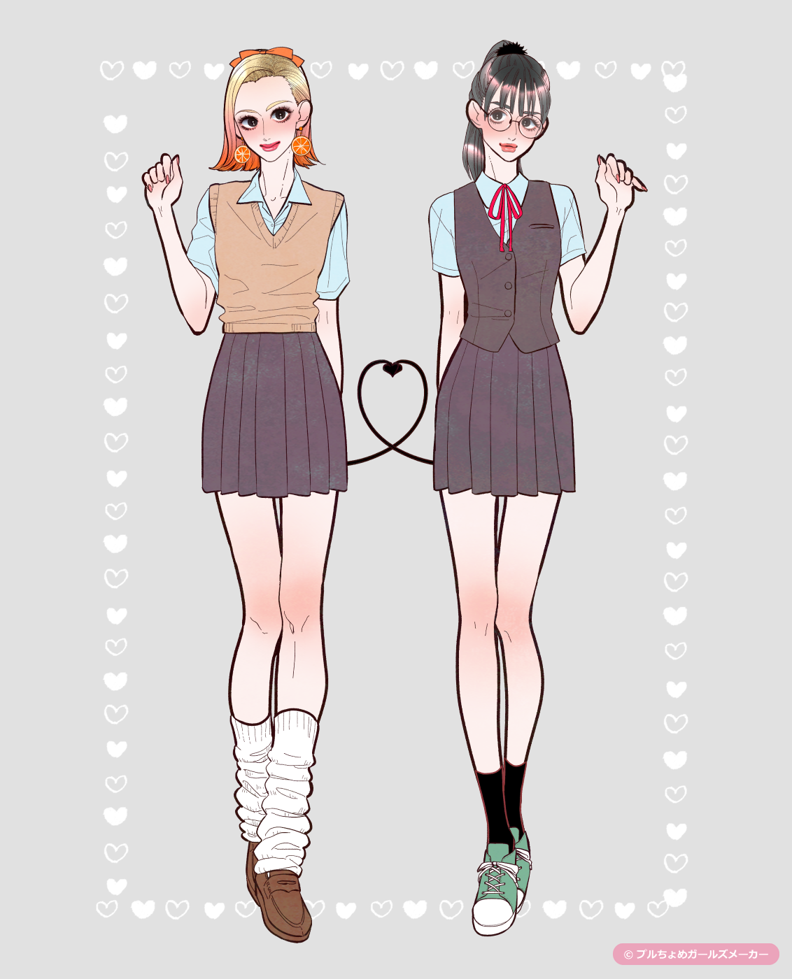 ガールズメーカーで作られた女の子1