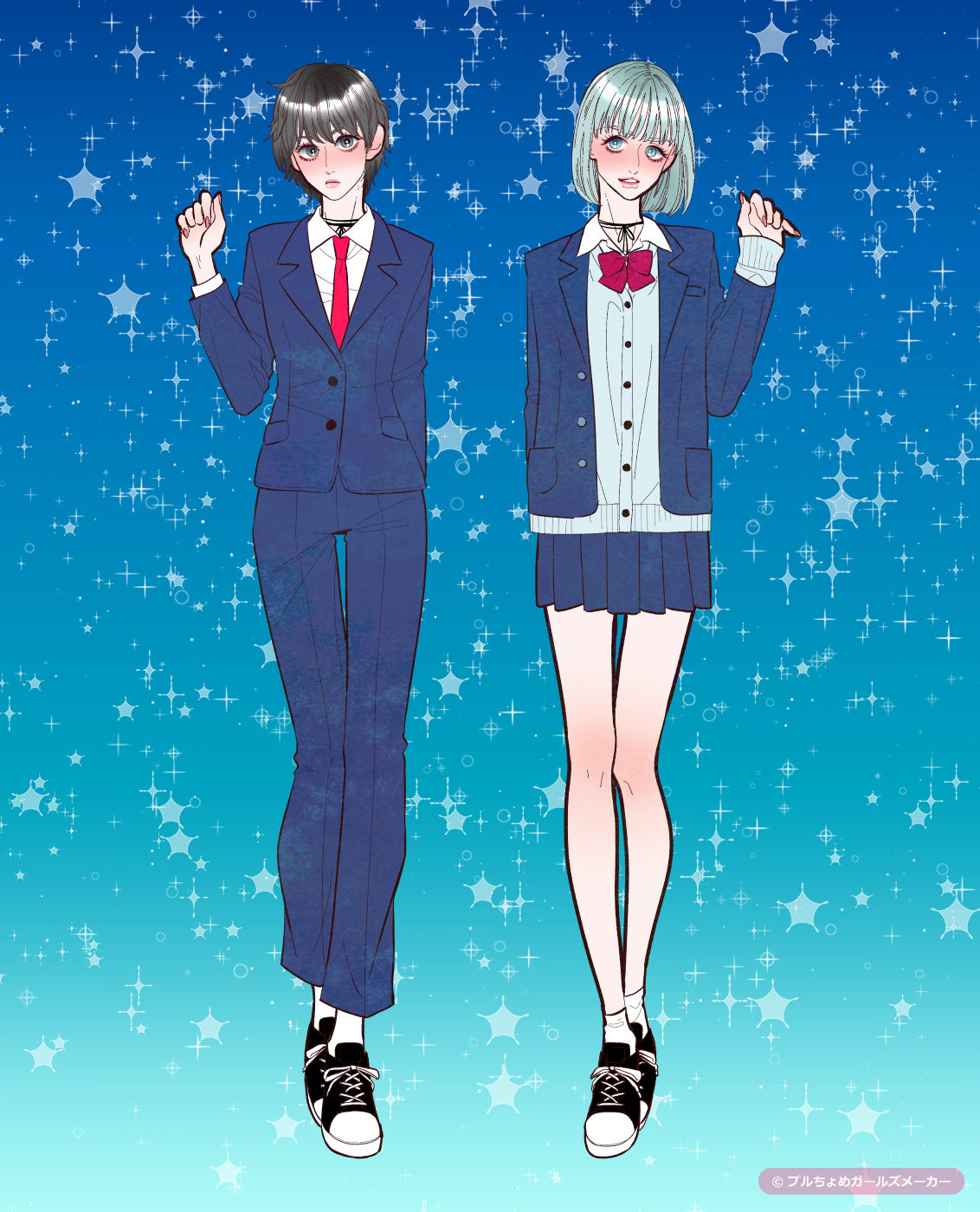 ガールズメーカーで作られた女の子1