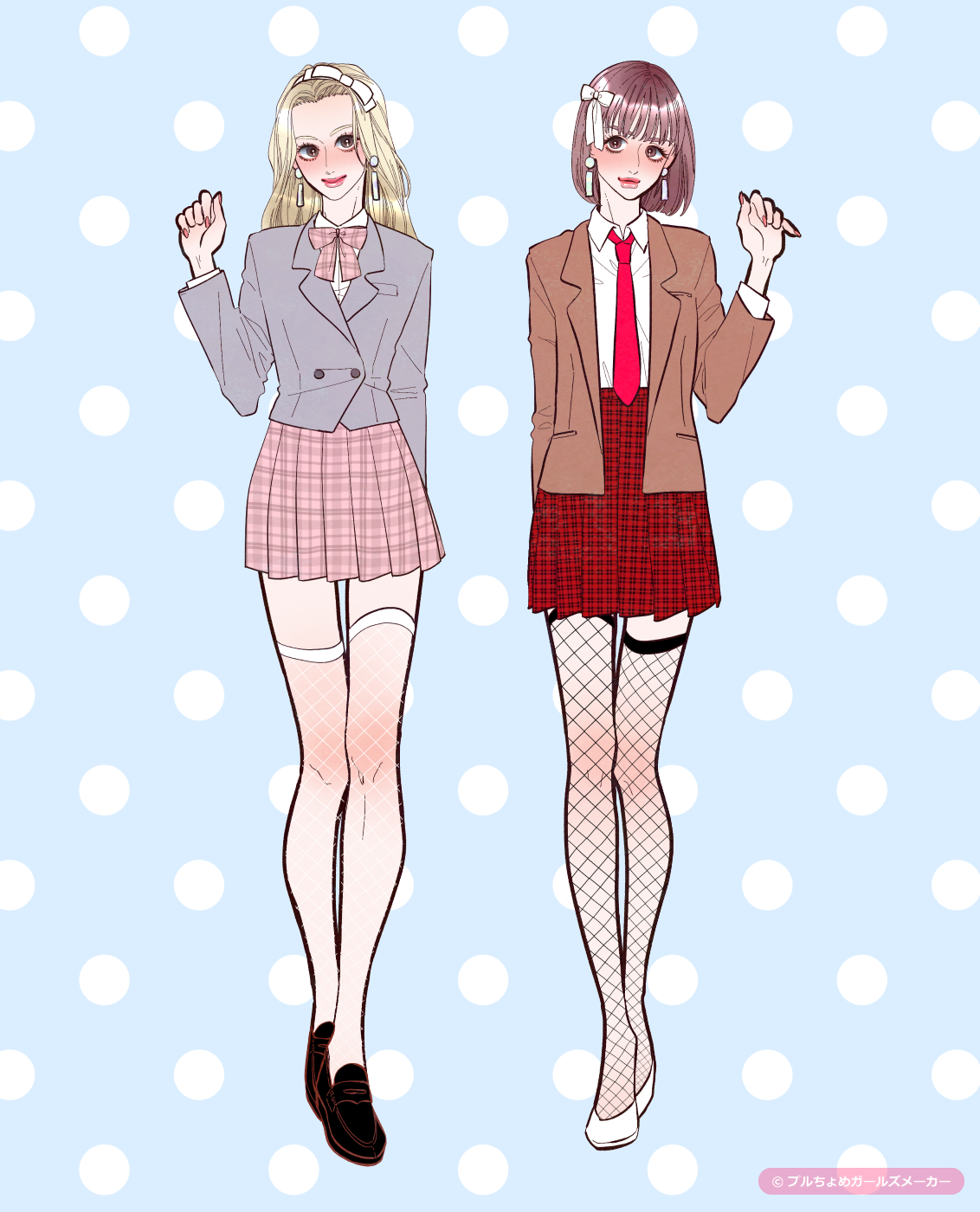 ガールズメーカーで作られた女の子1