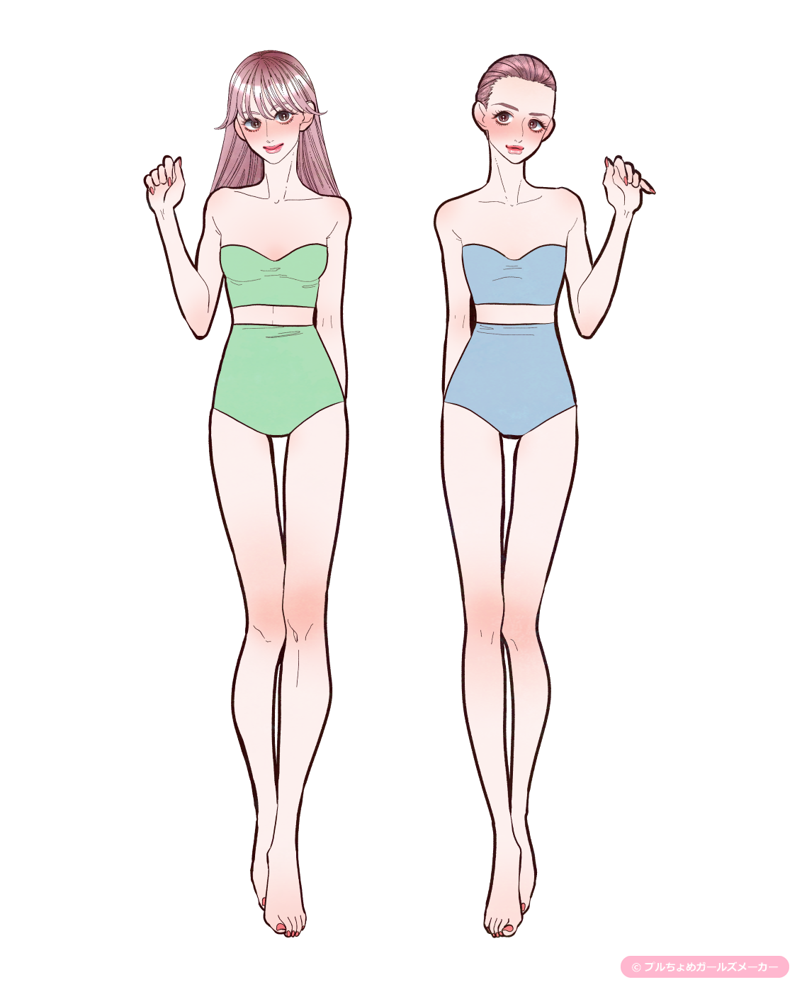 ガールズメーカーで作られた女の子1
