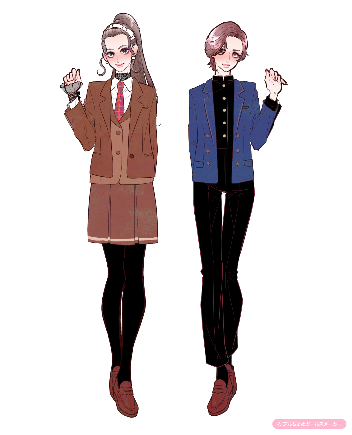 ガールズメーカーで作られた女の子1