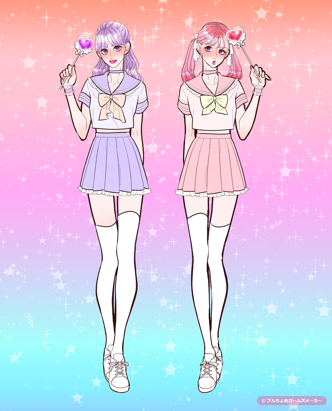 ガールズメーカーで作られた女の子1