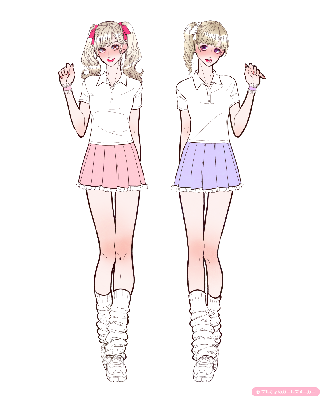 ガールズメーカーで作られた女の子1
