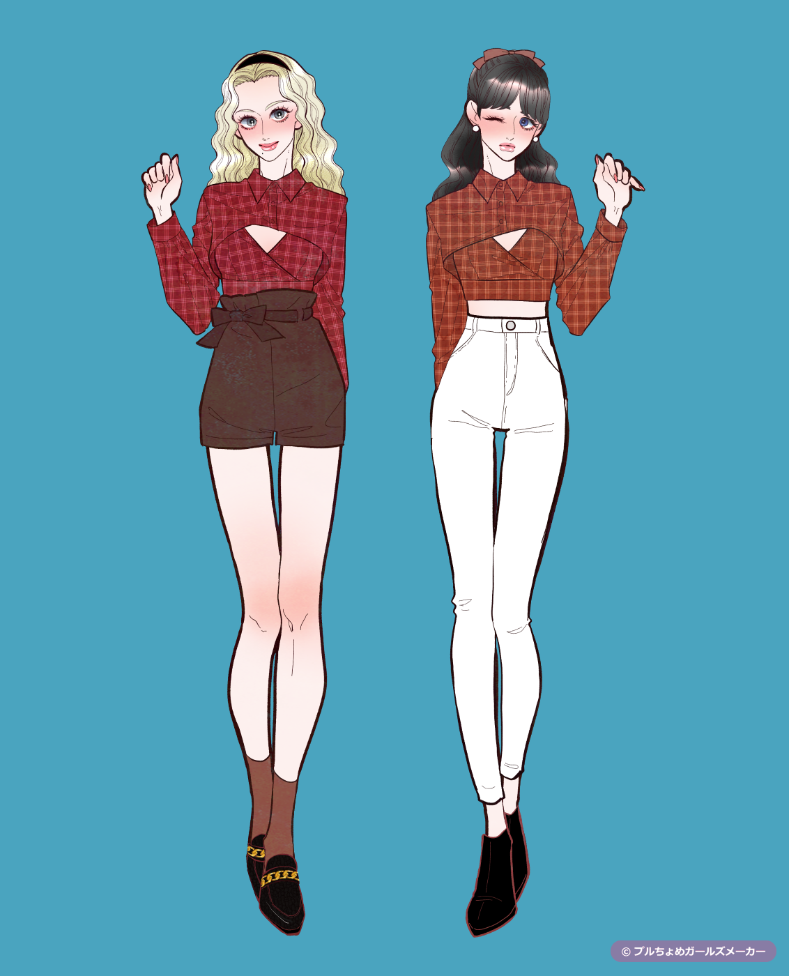 ガールズメーカーで作られた女の子1
